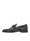 Montel Men's Leather Loafers Black