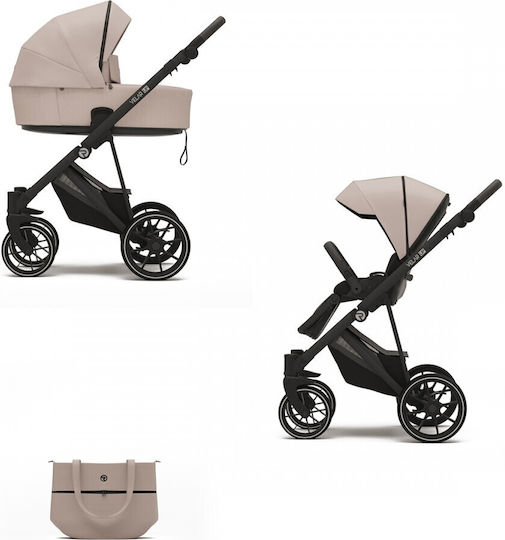 Riko Velar Up Adjustable 2 in 1 Baby Stroller Suitable for Newborn Nude 01 9.2kg