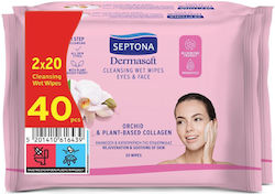 Septona Dermasoft Orchid Μαντηλάκια Ντεμακιγιάζ 40τμχ Septona Dermasoft Orchid Μαντηλάκια Ντεμακιγιάζ 40τμχ