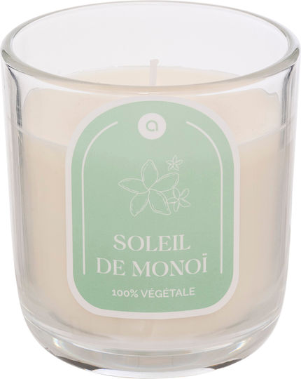 Atmosphera Aromatic Candle Monoi Jar Beige 210gr