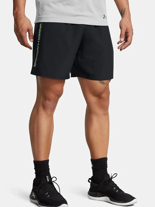 Under Armour Αθλητική Ανδρική Βερμούδα Μαύρη