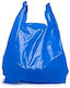 Plastic Packaging Bags Tank Top Type Blue 15pcs