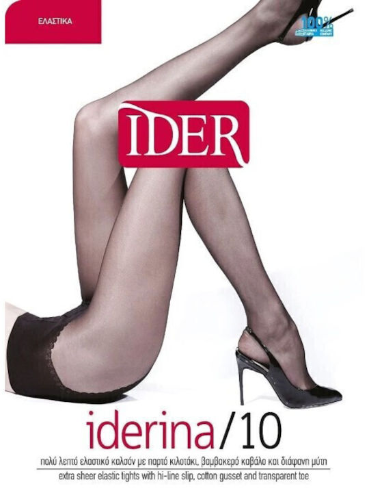 Iderina Прозрачно Дамско чорапогащник 10 Ден White