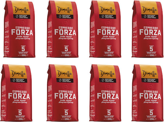 Dimello Καφές Espresso Forza Αλεσμένος 2kg