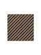 3D Wall Panel from MDF Screw-on with Glue Brown 60x60x2cm