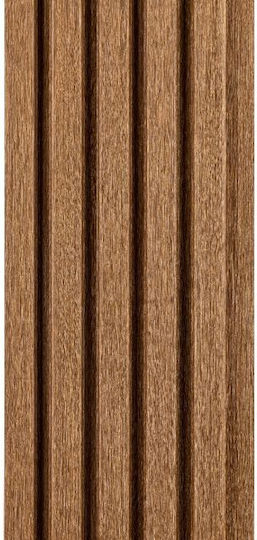 3D Wandpaneele aus PVC Braune 280x12cm