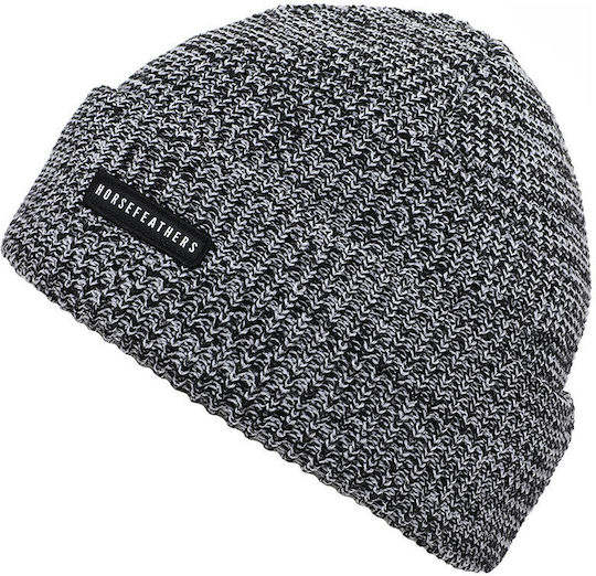 Beanie Ανδρικός Σκούφος Πλεκτός σε Μαύρο χρώμα