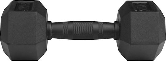 MegaFitness Dumbbell Hexagon Rubber 1 x 6kg