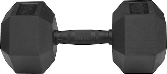 MegaFitness Дъмбел Шестоъгълник Гумен 1 x 20кг