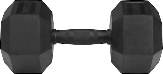 MegaFitness Дъмбел Шестоъгълник Гумен 1 x 17.5кг