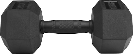 MegaFitness Dumbbell Hexagon Rubber 1 x 10kg