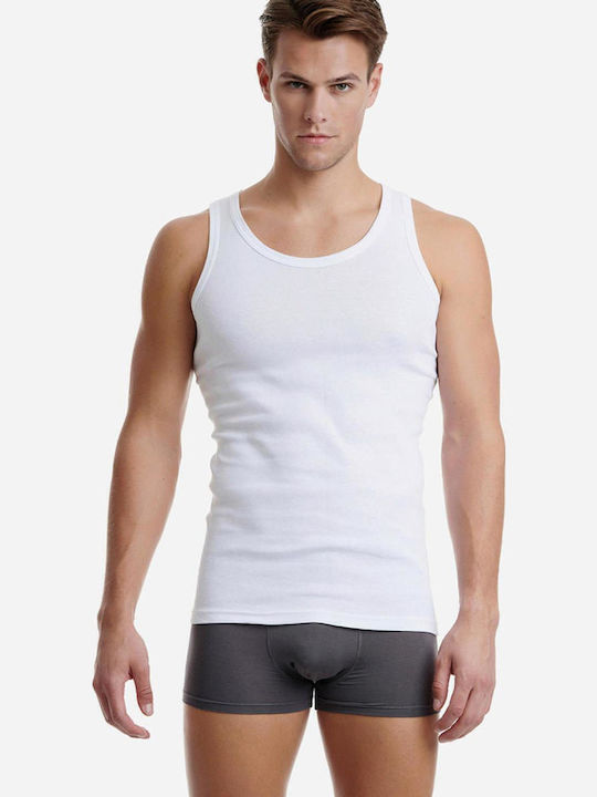 Walk Men's Undershirts Sleeveless White 2Pack