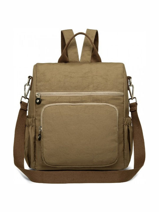 Miss Lulu Backpack Waterproof Brown