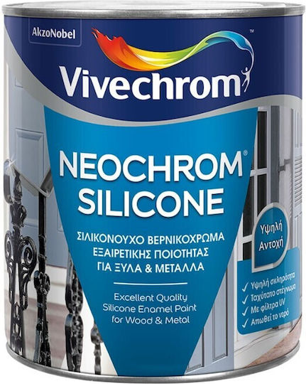 Vivechrom Varnish Colour Solvent Neochrom 0.75lt Brown Clay 94 Shiny