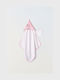 Evita Hooded Baby Bath Towel Happy Bird WHITE/ROSE