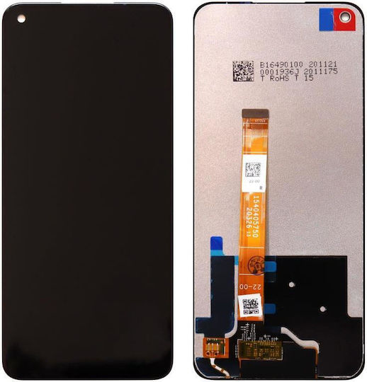 O ecran cu Mecanism Tactil pentru Realme 7 (Negru)