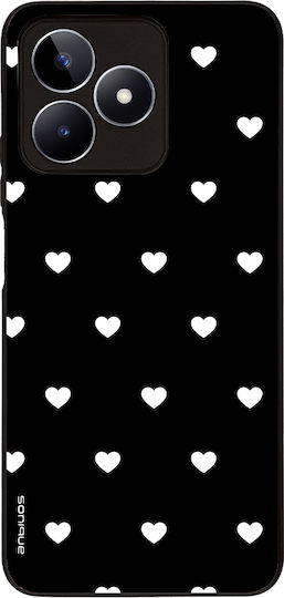 Калъф Sonique Heart Series за Realme C51 Realme C53 Realme Note 50 Черен 02