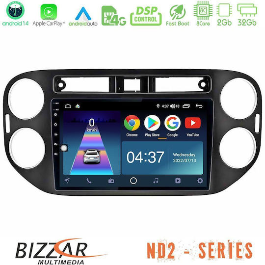 Bizzar Автомобилна Аудио Система (Блутут/USB/WiFi/GPS/Apple-Carplay/Android-Auto) с Тъчскрийн 9"