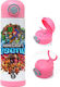 Koupakoupa Minecraft Legends Kids Water Bottle Minecraft Stainless Steel with Straw Pink 500ml