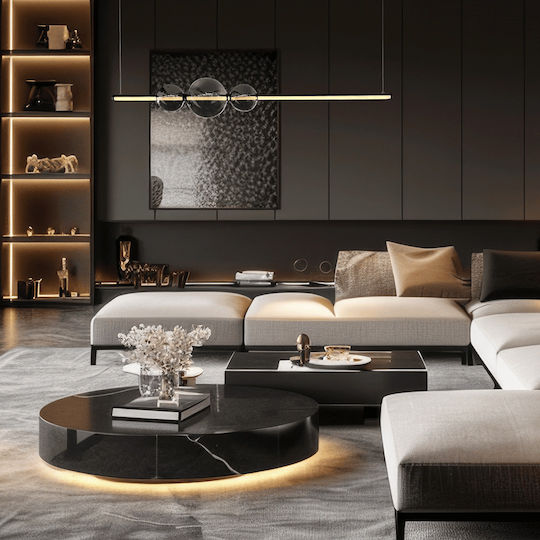 Eko Light LED Κρεμαστό Φωτιστικό Μαύρο Eko Light LED Κρεμαστό Φωτιστικό Μαύρο