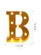 Tpster Dekorative Lampe Brief Gold