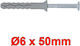 Анкер Friulsider Tss Ø6x50mm с галванизирани винтове 62200b06050f2