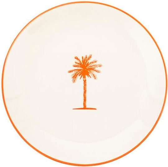 Atmosphera Plate Desert Orange with Diameter 19cm