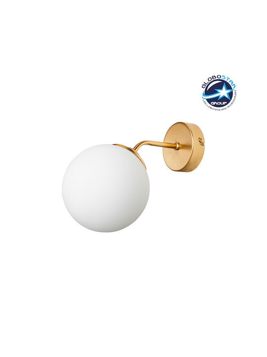 GloboStar Dalph Leuchte Wand Gold 18x22.5cm GloboStar Dalph Leuchte Wand Gold 18x22.5cm