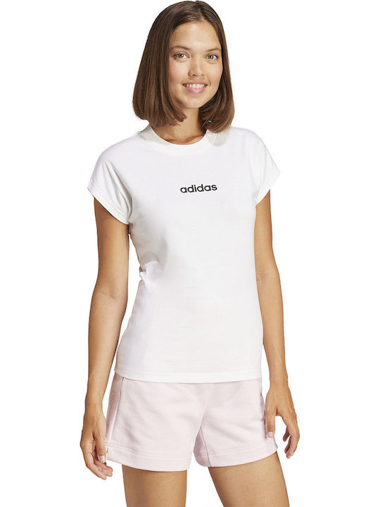 Essentials Linear Women's Athletic T-shirt White