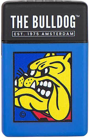 The Bulldog Amsterdam Αναπτήρας Flamme Winddicht Framed Logo (Blue)