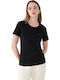 Γυναικείο T-shirt Deep Black