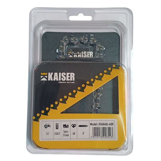 Αλυσίδα Αλυσοπρίονου Semi-chisel 1/4" 1.1mm 48 Οδηγοί Kaiser