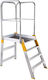 Palbest Aluminium-Industrieleiter Brückentyp Ultra Plus Serie 8 Stufen