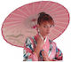 Carnival Umbrella Made of Wood (Various Colours)