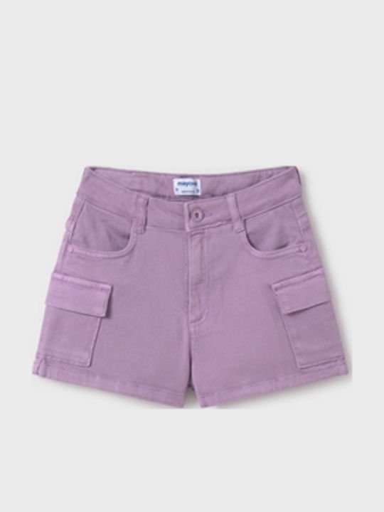 Kinder-Shorts/Bermudas Stoff Lila