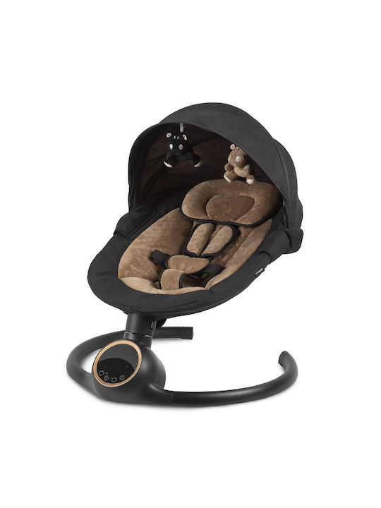 Oxford Home Electric Baby Relax Swing with Music Black for Child up to 9kg