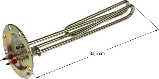 Heizelement für Wassererhitzer 8 Löcher Ø12cm 4000 Watt Anodenposition