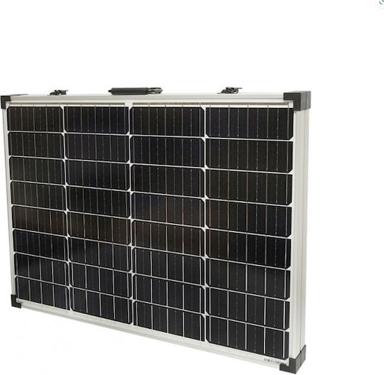 Valiză panou solar monocristalin portabil 145W 12/24V cu regulator de tensiune 20Ah fabricat în Germania BK87479