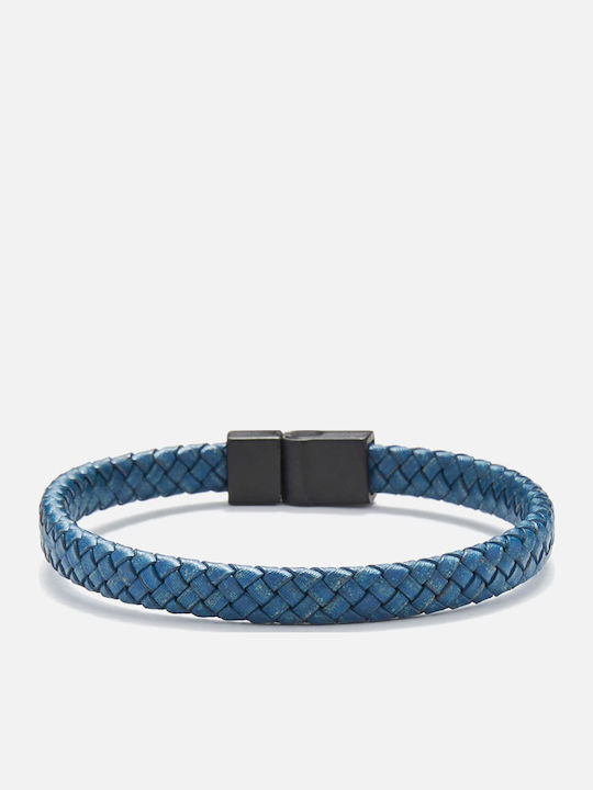 Chrysostomos Men's Leather Bracelet