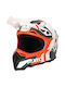 Acerbis Profile 5 White/Orange Κράνος Μηχανής Motocross ECE 22.06 1250gr