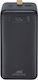 Rivacase VA1084 Power Bank 40000mAh 65W mit USB-A Ausgangsanschlüsse und 2 USB-C Ausgangsanschlüsse Power Delivery / Schnellladung Schwarz