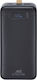Rivacase VA1083 Power Bank 30000mAh 65W с USB-A порт и USB-C порт Черен