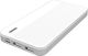 Diva PB-104W Power Bank 10000mAh mit 2 USB-A Anschlüssen und USB-C Anschluss Weiß