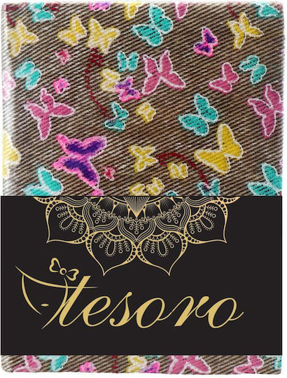 Tesoro Fabric Тетрадка 96 Листа Златист