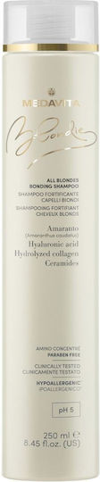 Medavita Blondie All Blondes Shampoos Hydration & Smoothing for Coloured Hair 250ml