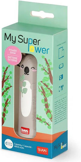 Legami Milano POW0029 Power Bank 4800mAh Koala Leg