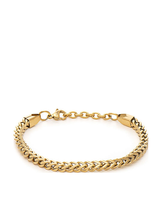 Visetti Handkette Vergoldet aus Stahl Visetti Handkette Vergoldet aus Stahl