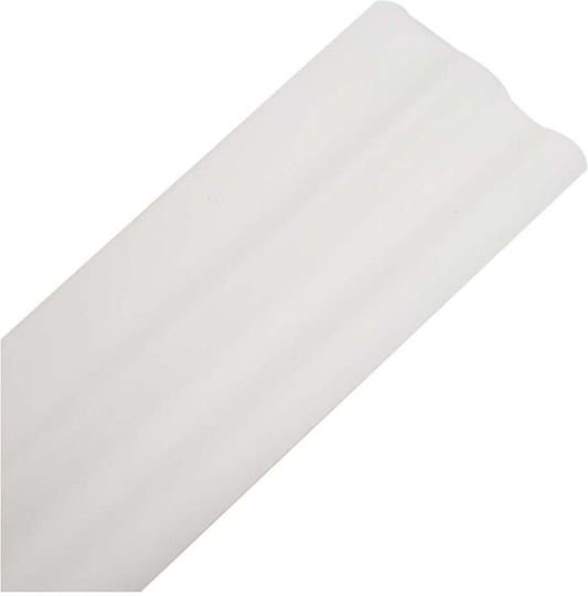 Χαρτί Γκοφρέ Χειροτεχνίας Metron 50x200 Cm Λευκό