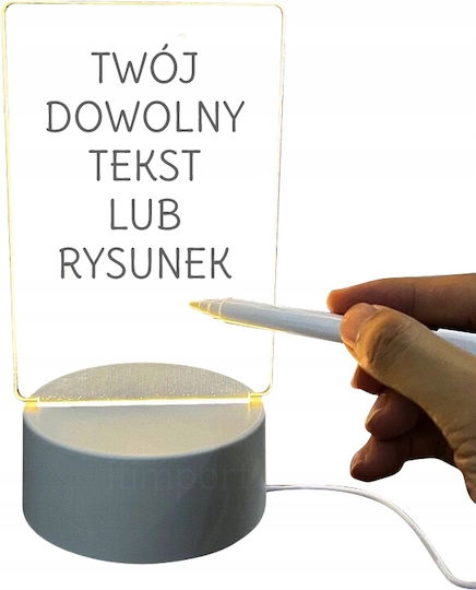Plexi 3d Drawing Lamp Writing News