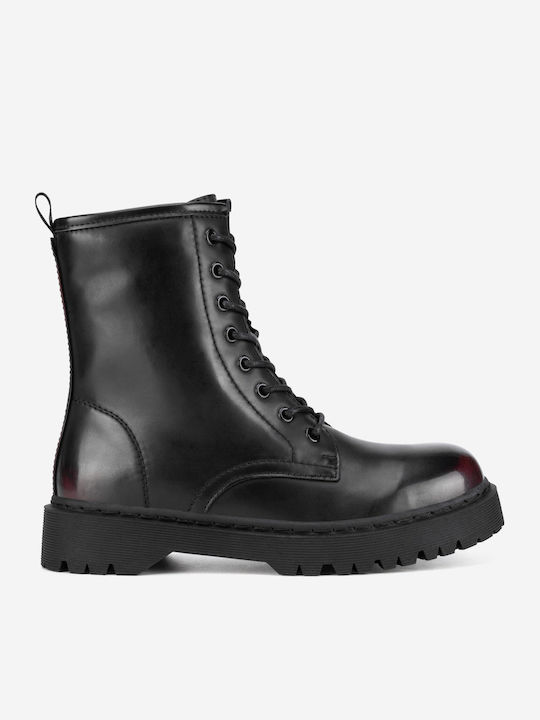 Stiefeletten Damen Rot